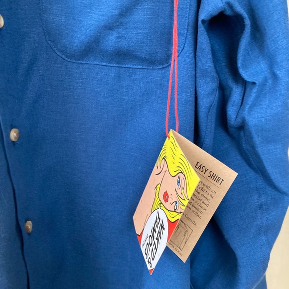 Naked & Famous Easy Shirt - French Linen Fine Canvas - Picture 7 of 8